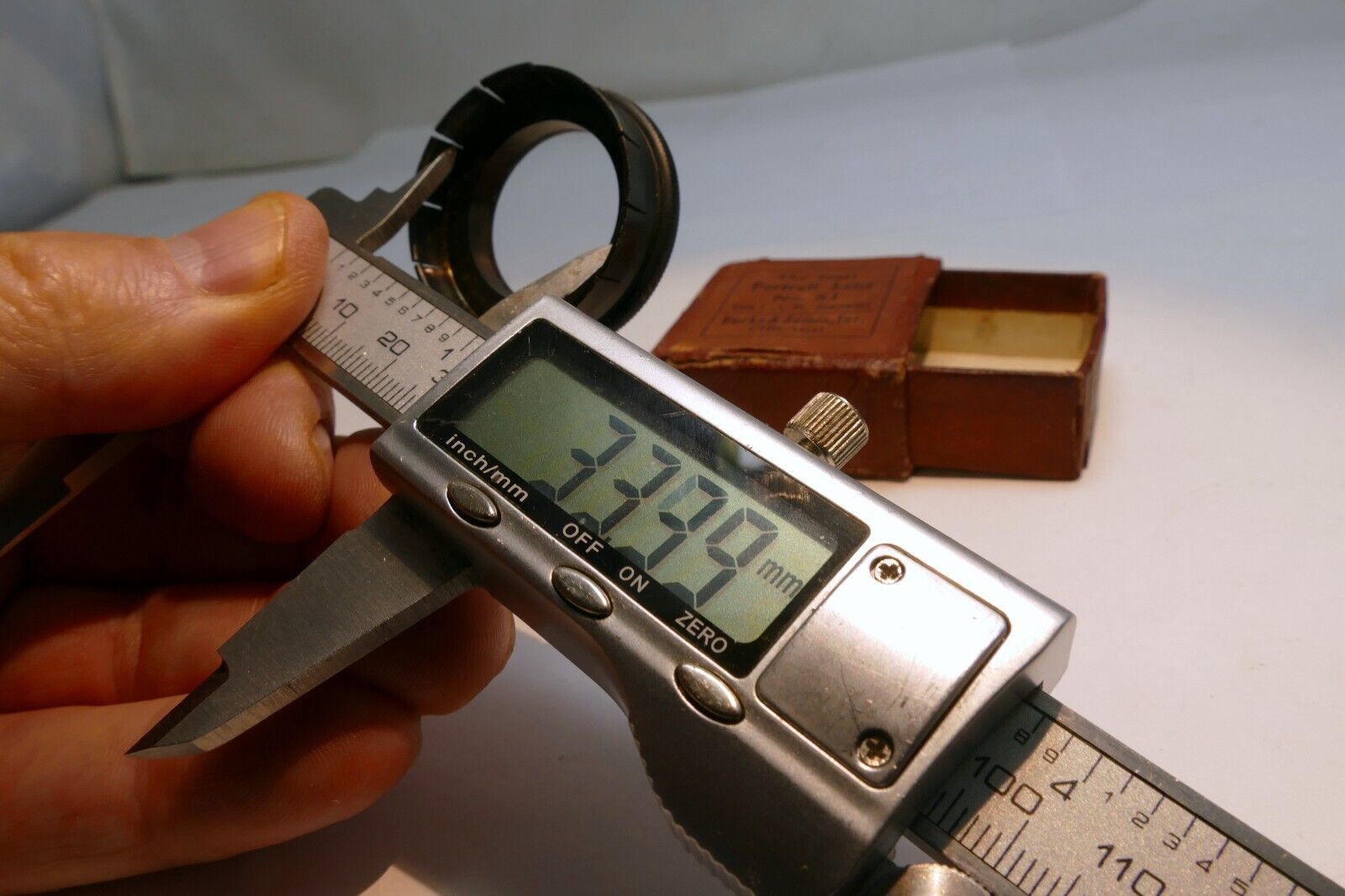 Burke & James no 51 Portrait Lens series 5 filter drop in 34mm for Kodak Folding