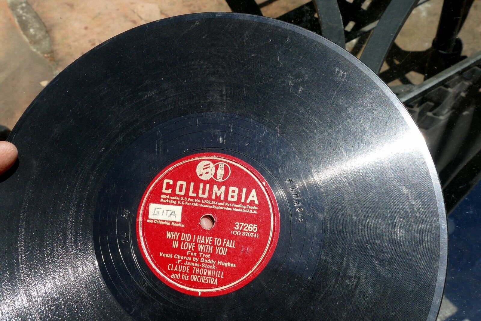 10" Claude Thornhill And His Orchestra Far Away Island Why Did Fall 37265 1947