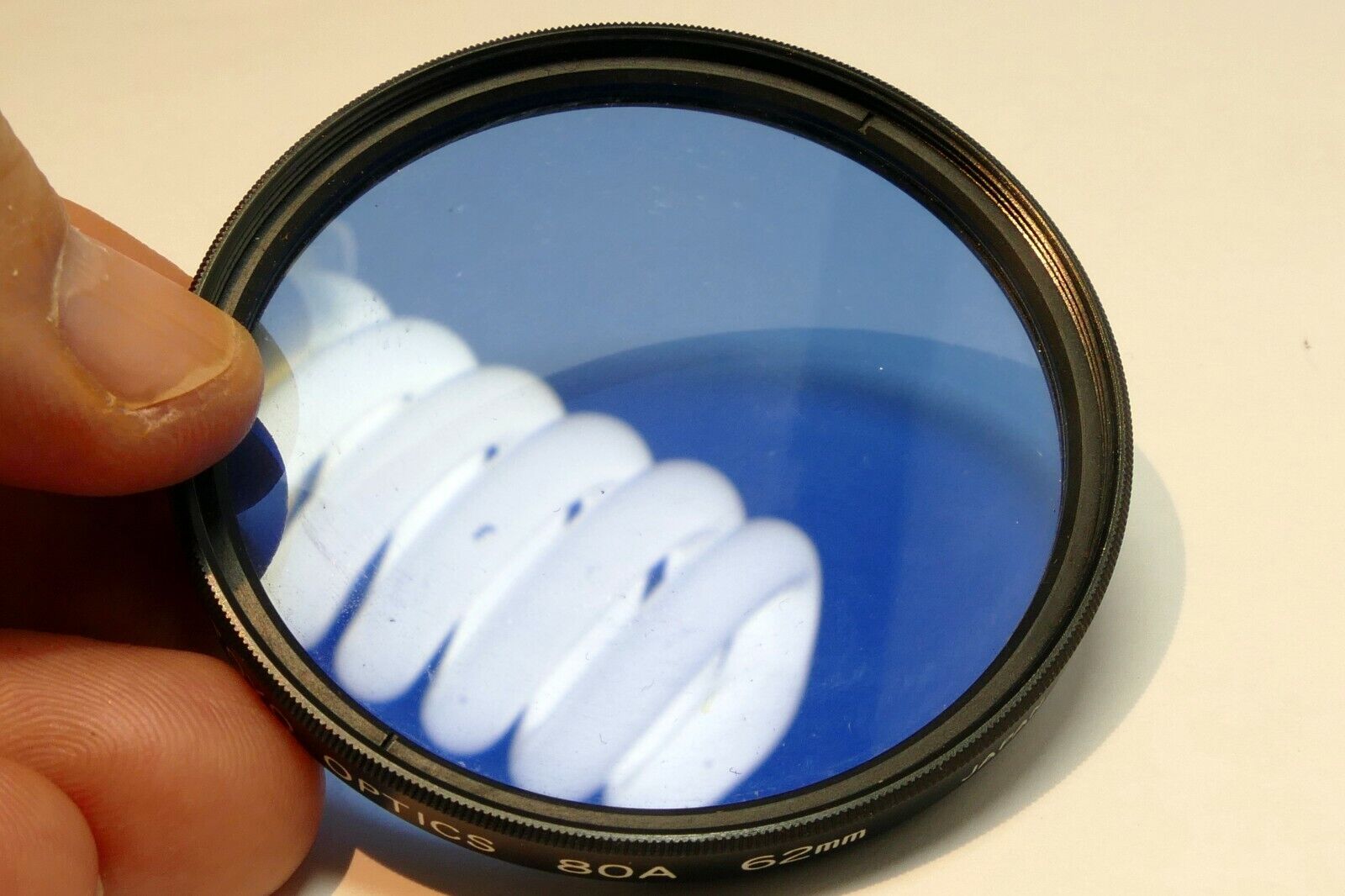 62mm Toyo Optics filter lens made in Japan 80A Blue