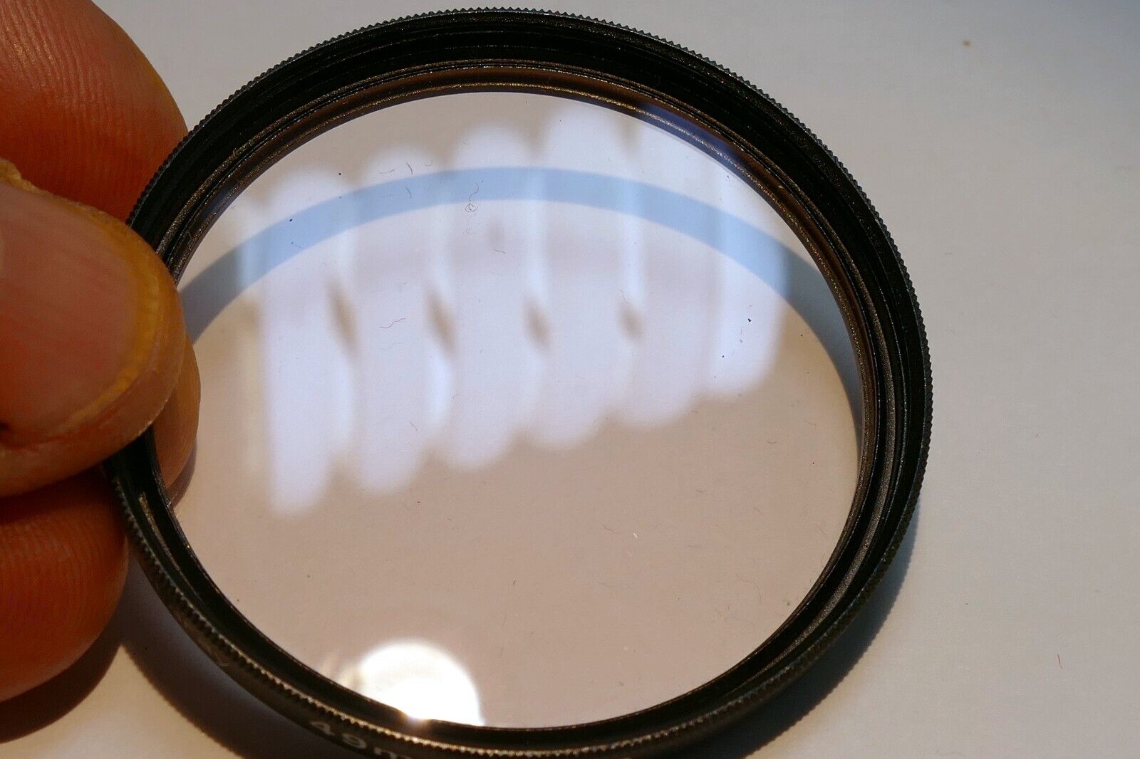 Quantaray 49mm Lens Filter Skylight 1A   threaded screw in sky