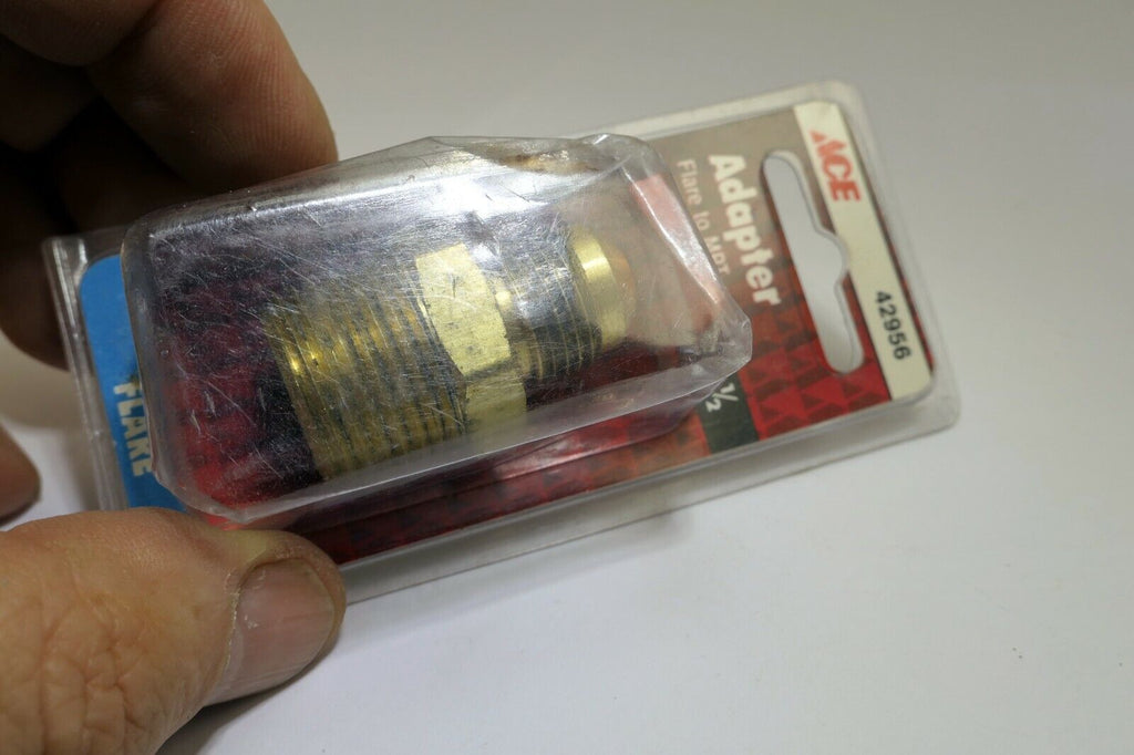 Ace 42956 Flare Adapter 3/8"(.375") X 1/2"(.5") Flare to MPT
