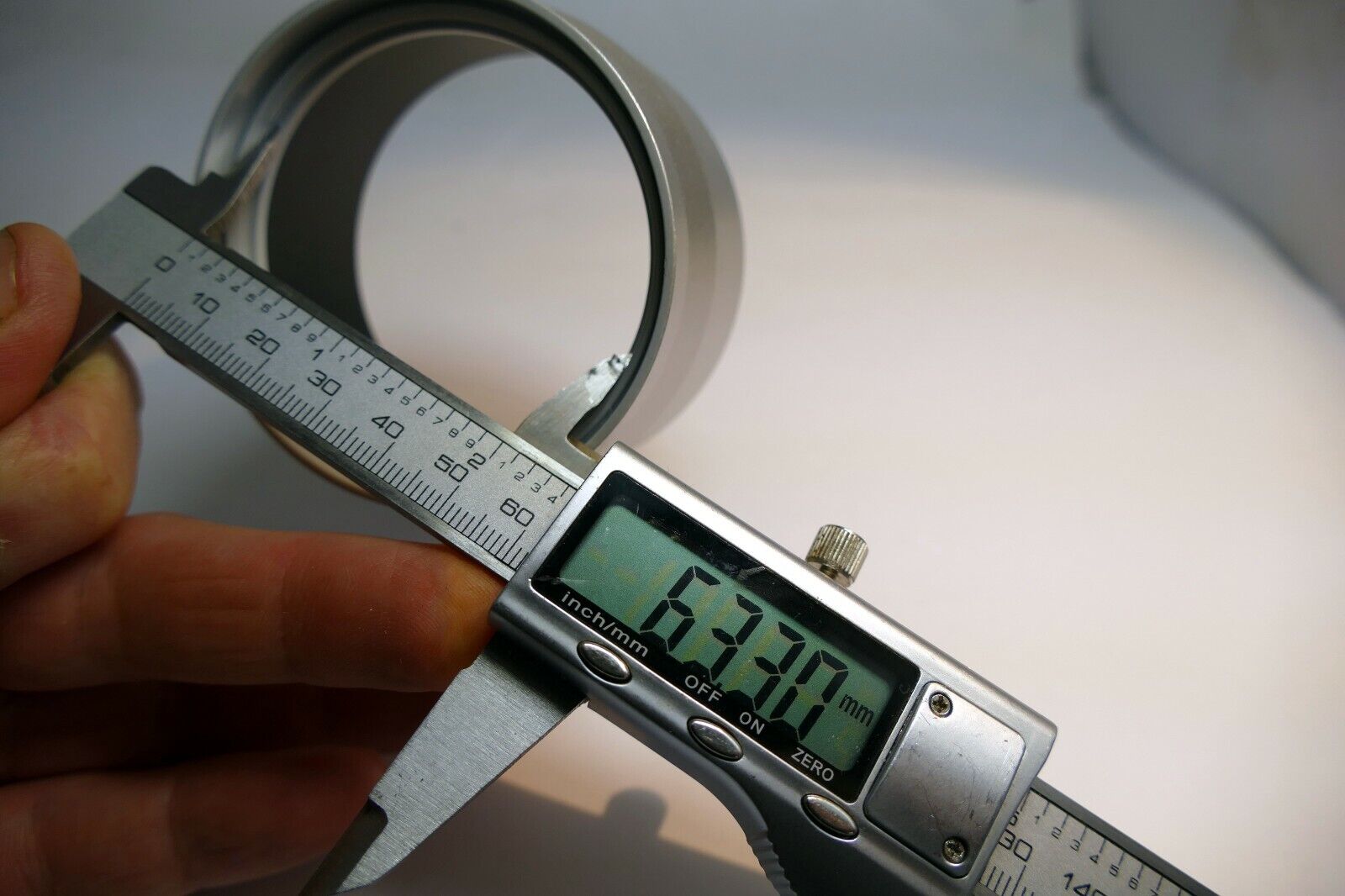 64mm ID plastic Lens adapter  unknown brand threaded front 72mm