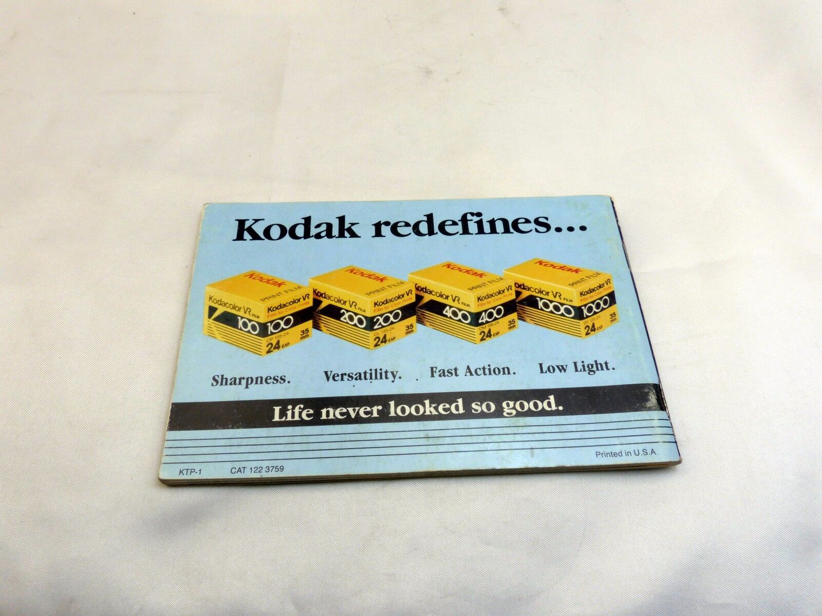 Kodak Better 35mm Pictures with Kodacolor VR Films Brochure Guide (EN) 70 pages