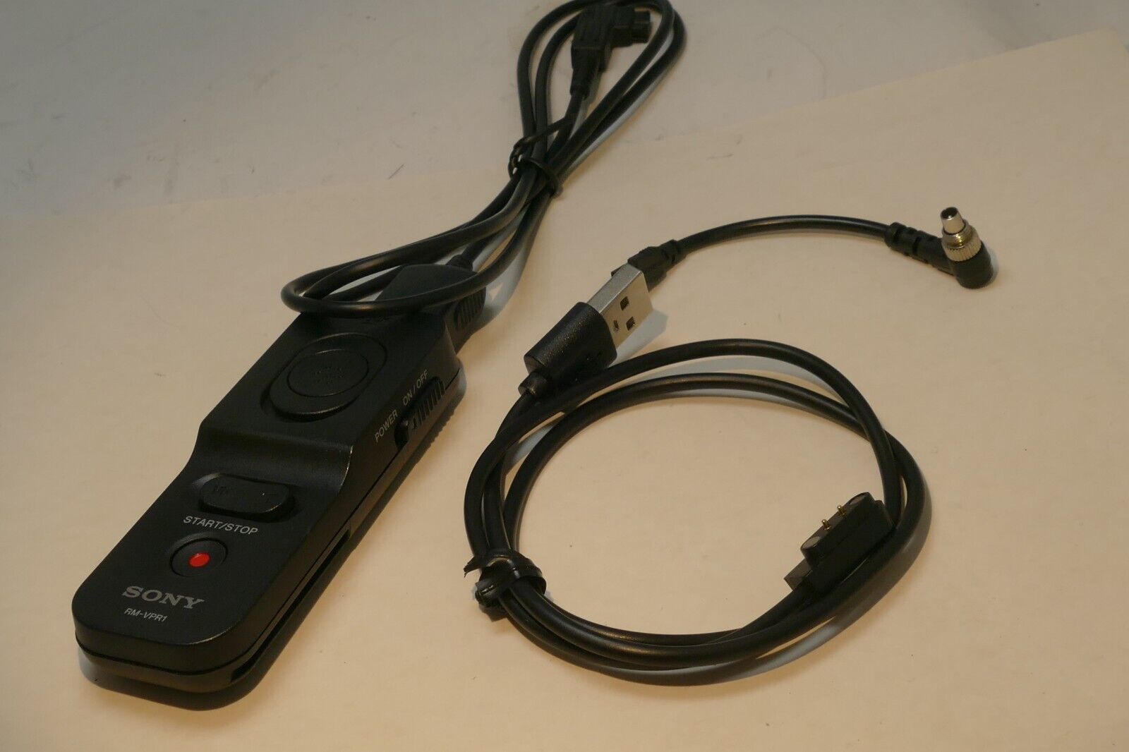 SONY RMT-VP1K Remote Commander with two and three pin cables.