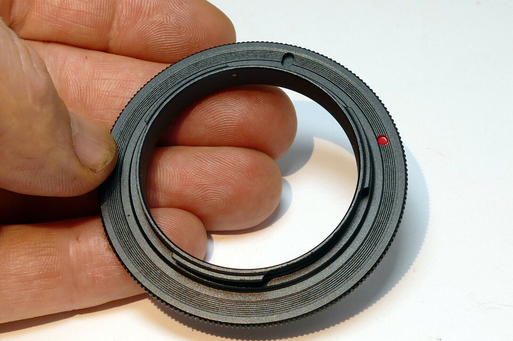 52mm Macro Reverse Adapter Ring for Canon EOS M M2 EF-M mount mirrorless cameras