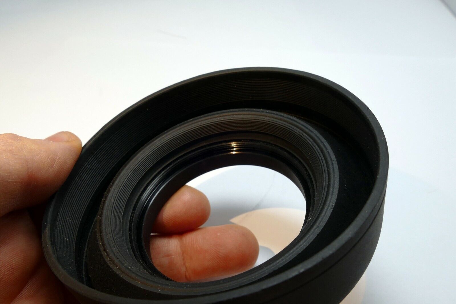 58mm screw in  Rubber Lens Hood Shade Collapsible 3-way 70-210mm telephoto