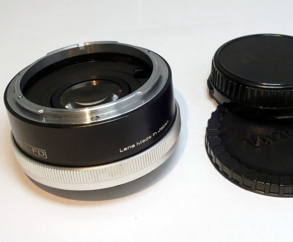 Vivitar Multi-Coated 2X Lens teleconverter for FD Canon mount manual focus lens