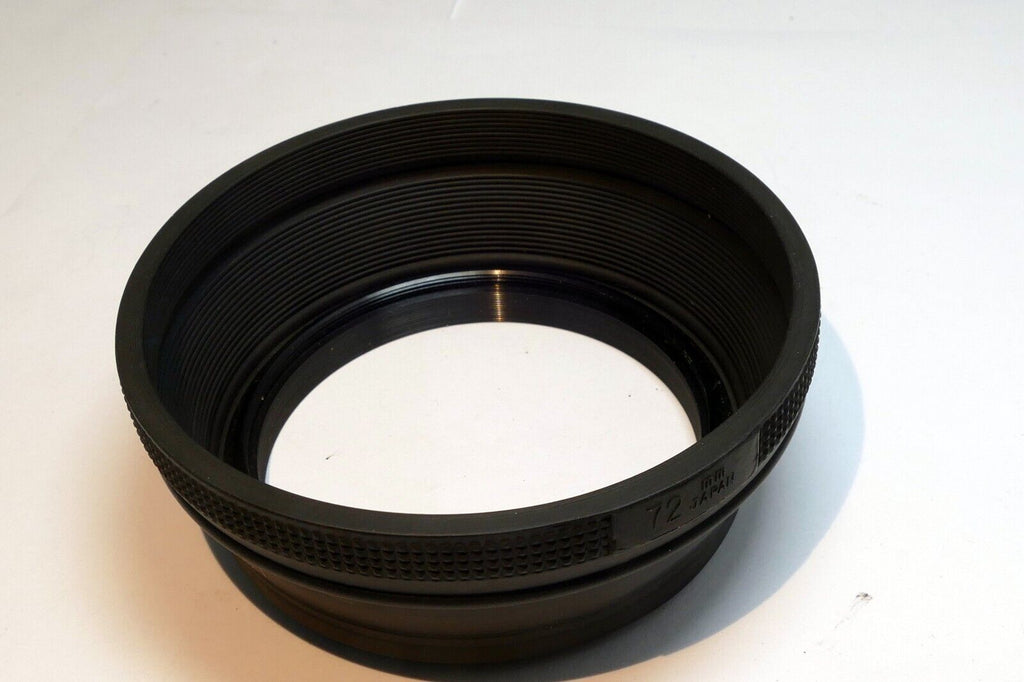 72mm Lens Rubber Hood double threaded for telephoto lenses 300mm 400mm f5.6