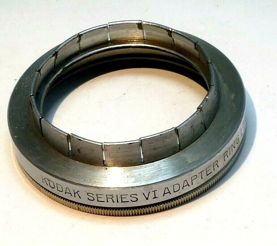 Kodak 1 3/8" 35mm series VI 6 filter Holder Adapter ring with retainer ring 