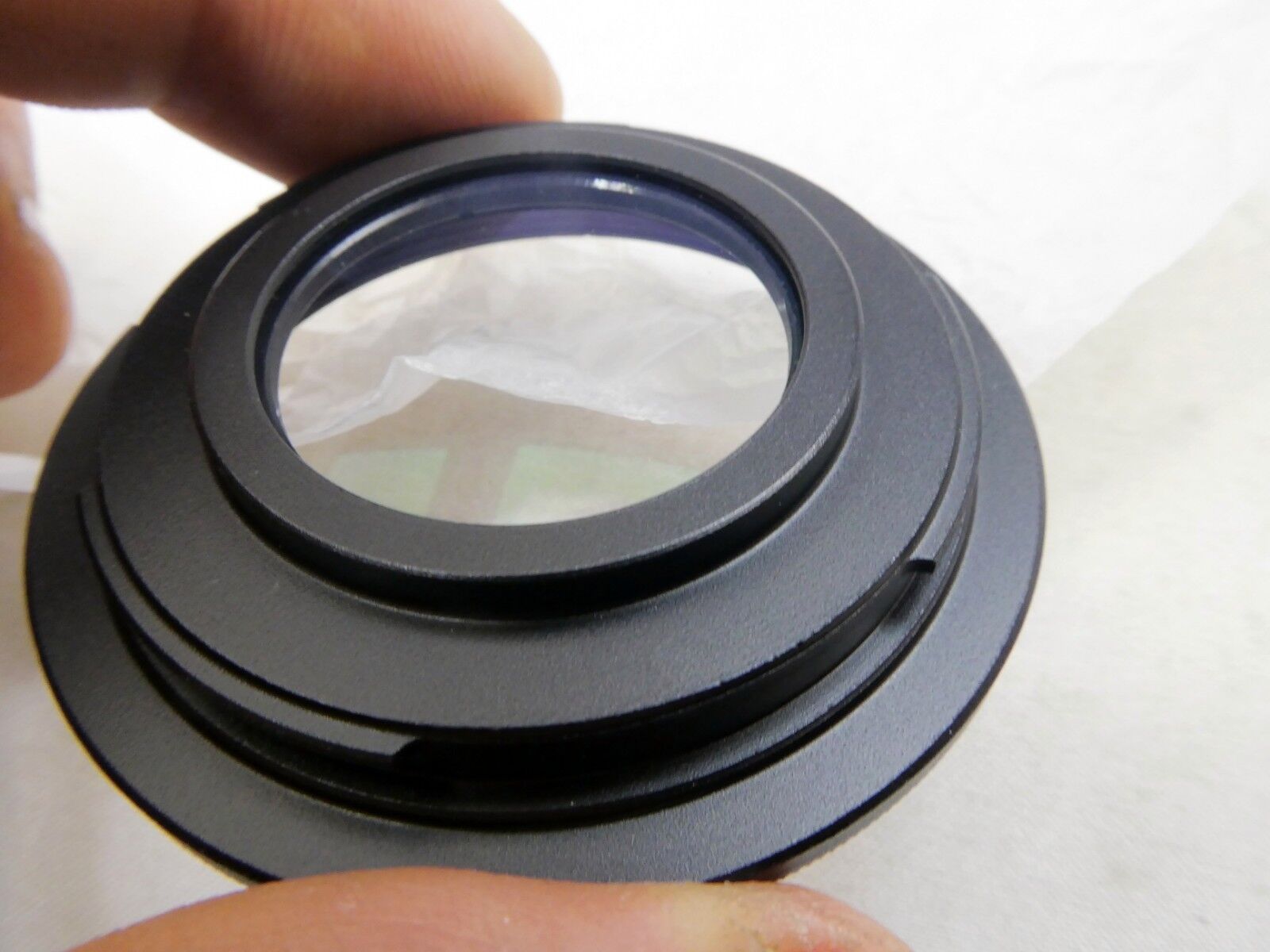 M42 Pentax screw mount Lens to Nikon F Ai-s Camera adapter Ring w Glass Infinity