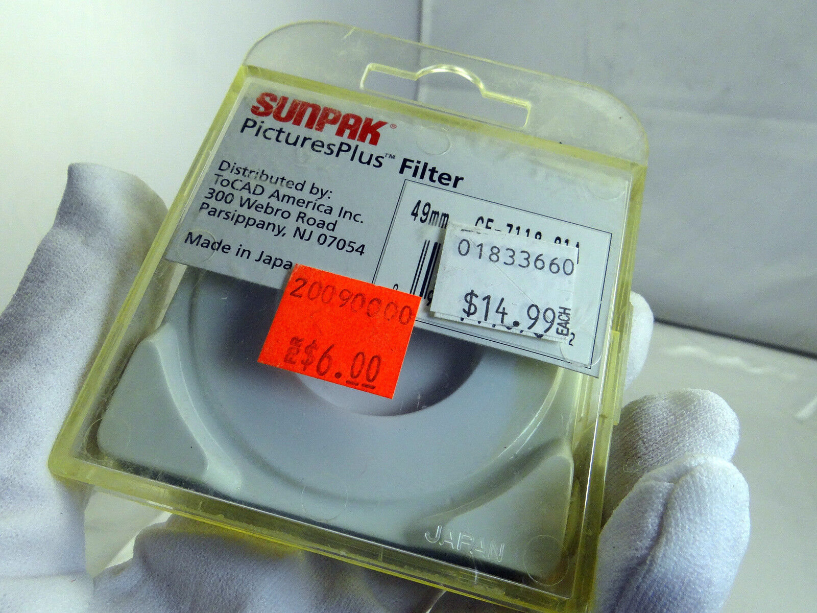 Sunpak 49mm 81A Color Conversion Warming Lens Filter