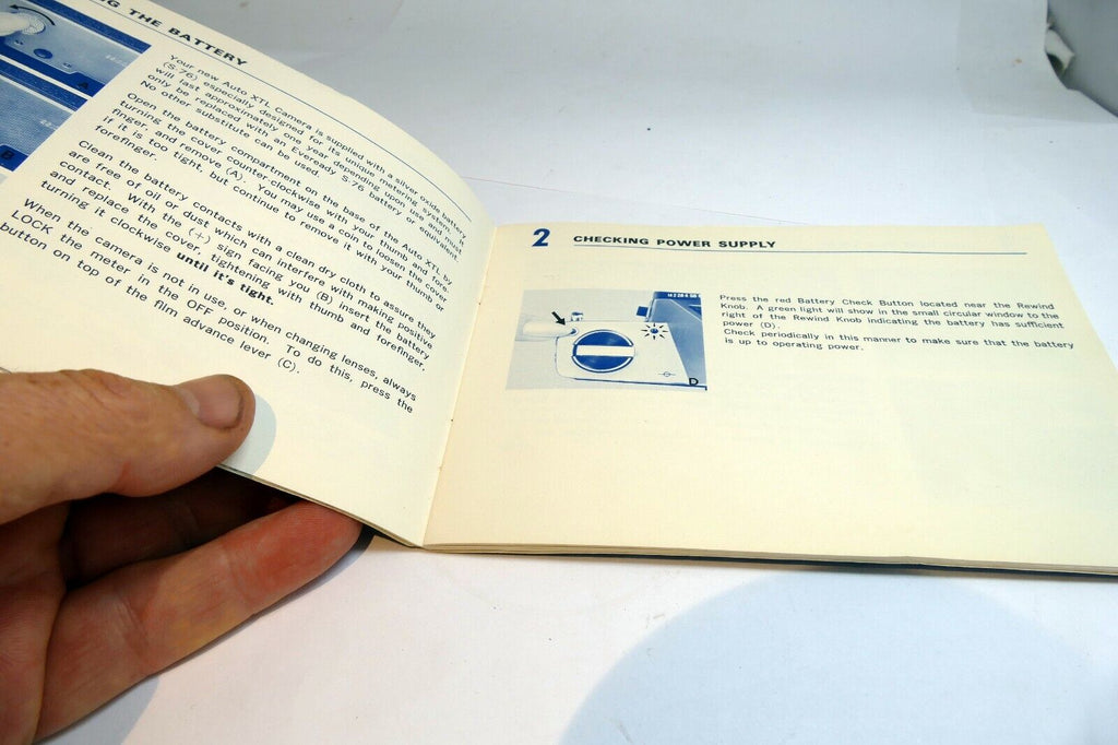 Mamiya Sekor Auto XTL camera Instruction manual guide English E