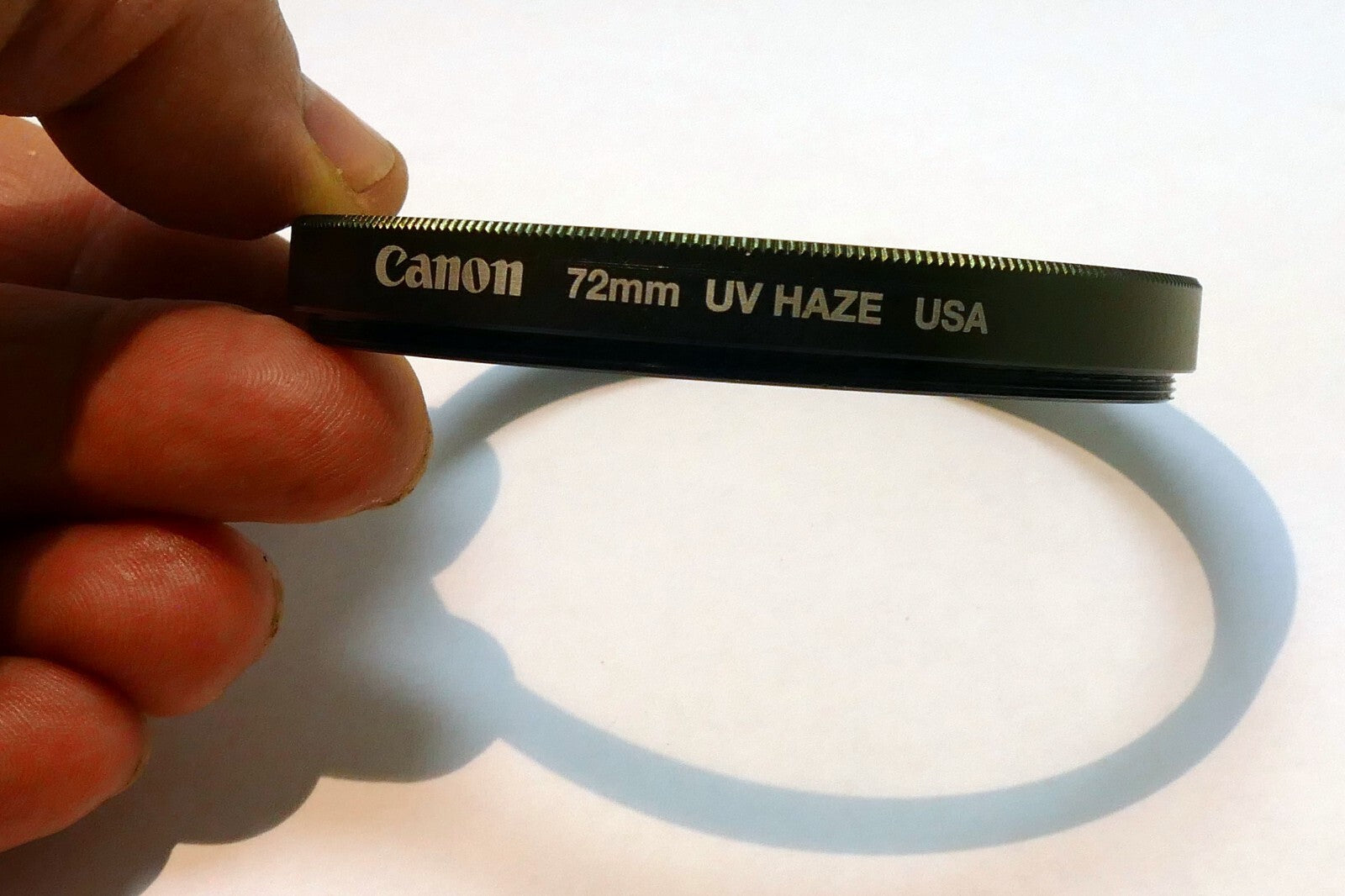 Canon 72mm UV Haze made in USA - OEM Genuine , with Bronze gold tone rim