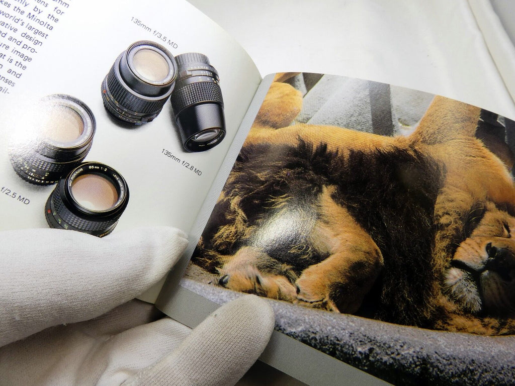 Minolta Accessory Guide List X series SLR System Creative Photography  English