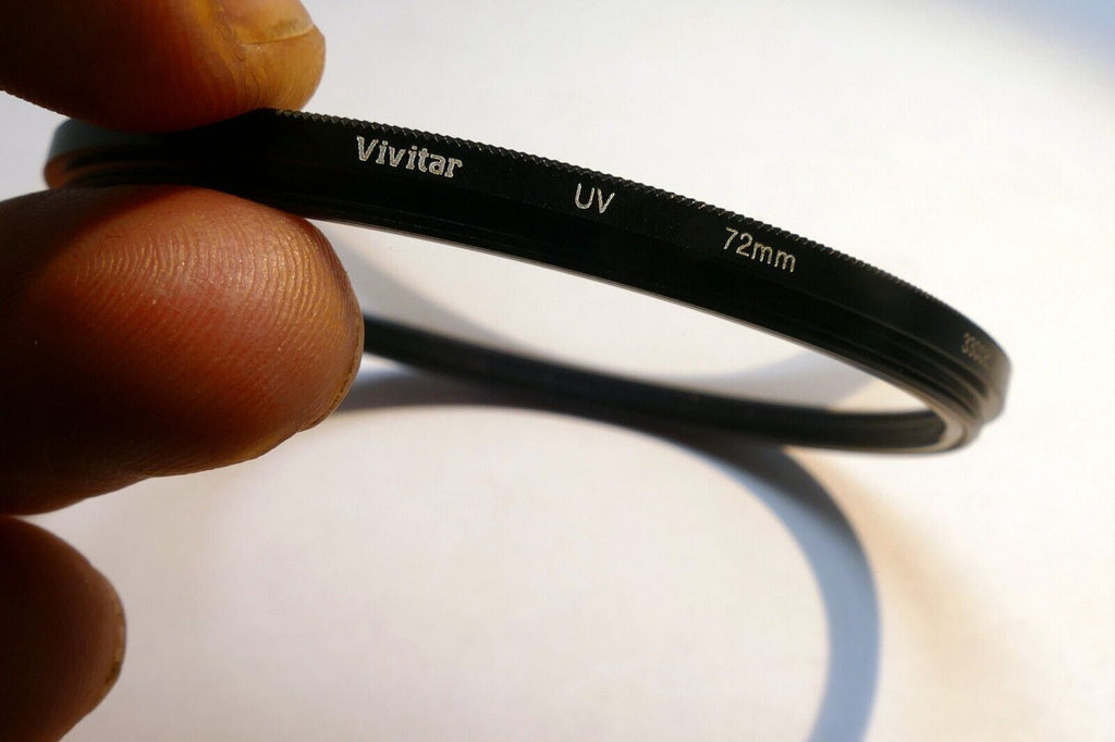 Vivitar UV 72mm Lens Filter thin profile for WIDE ANGLE lenses