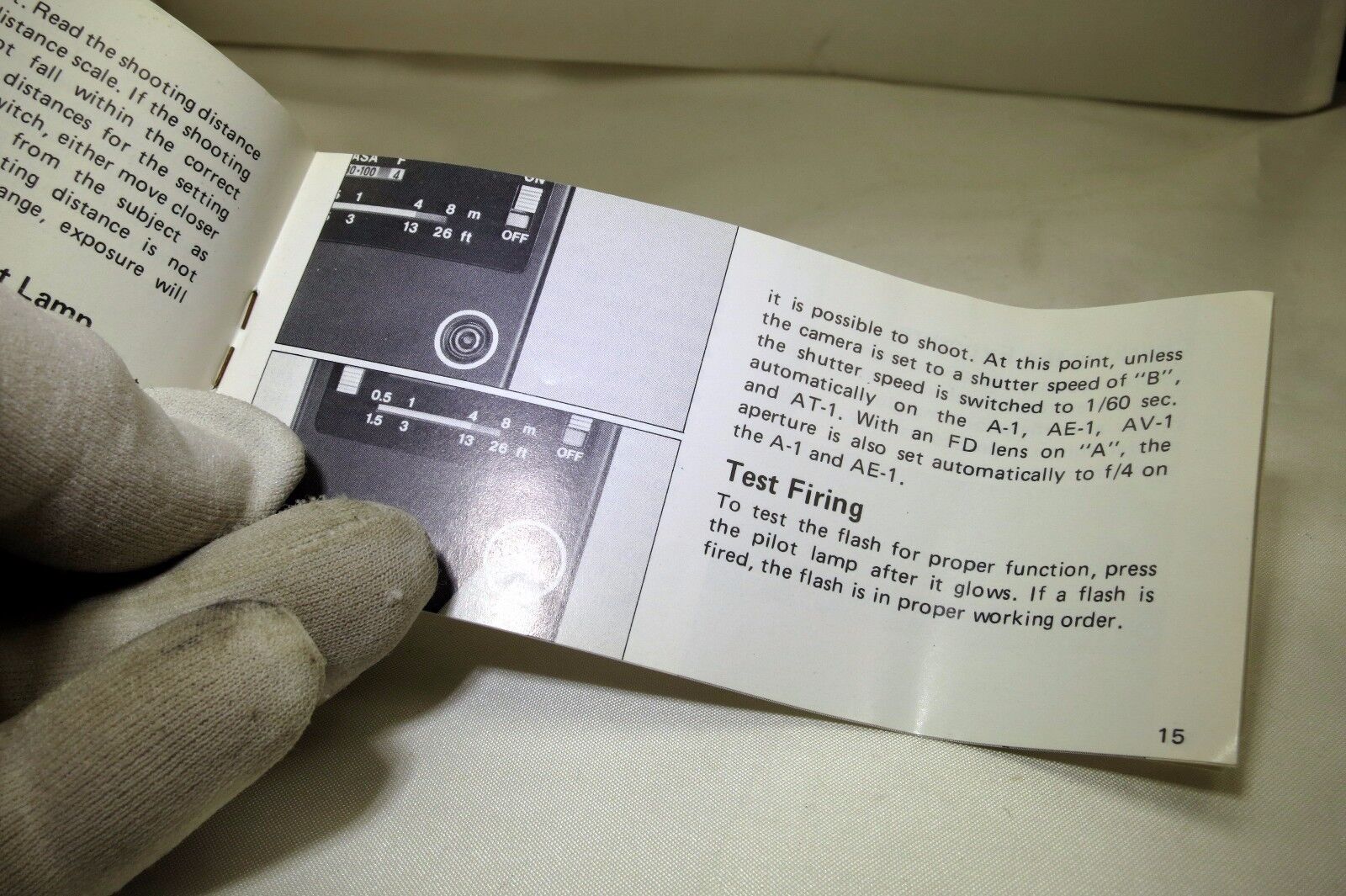 Canon Speedlight 133A flash Instructions manual Guide