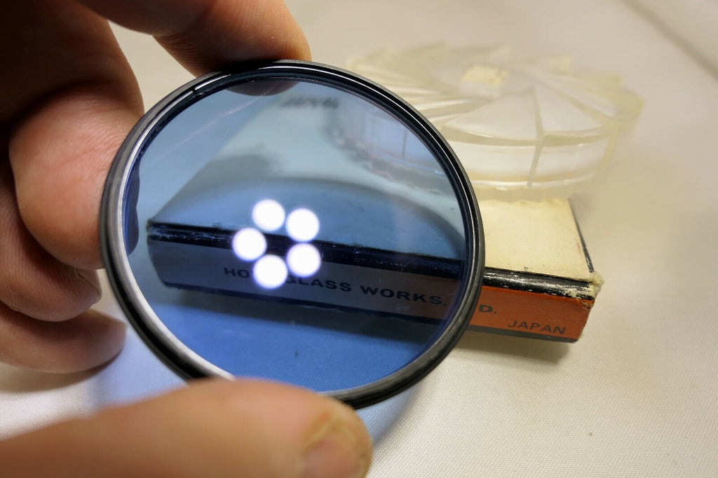 Hoya 55mm 80B Blue Lens filter made in Japan