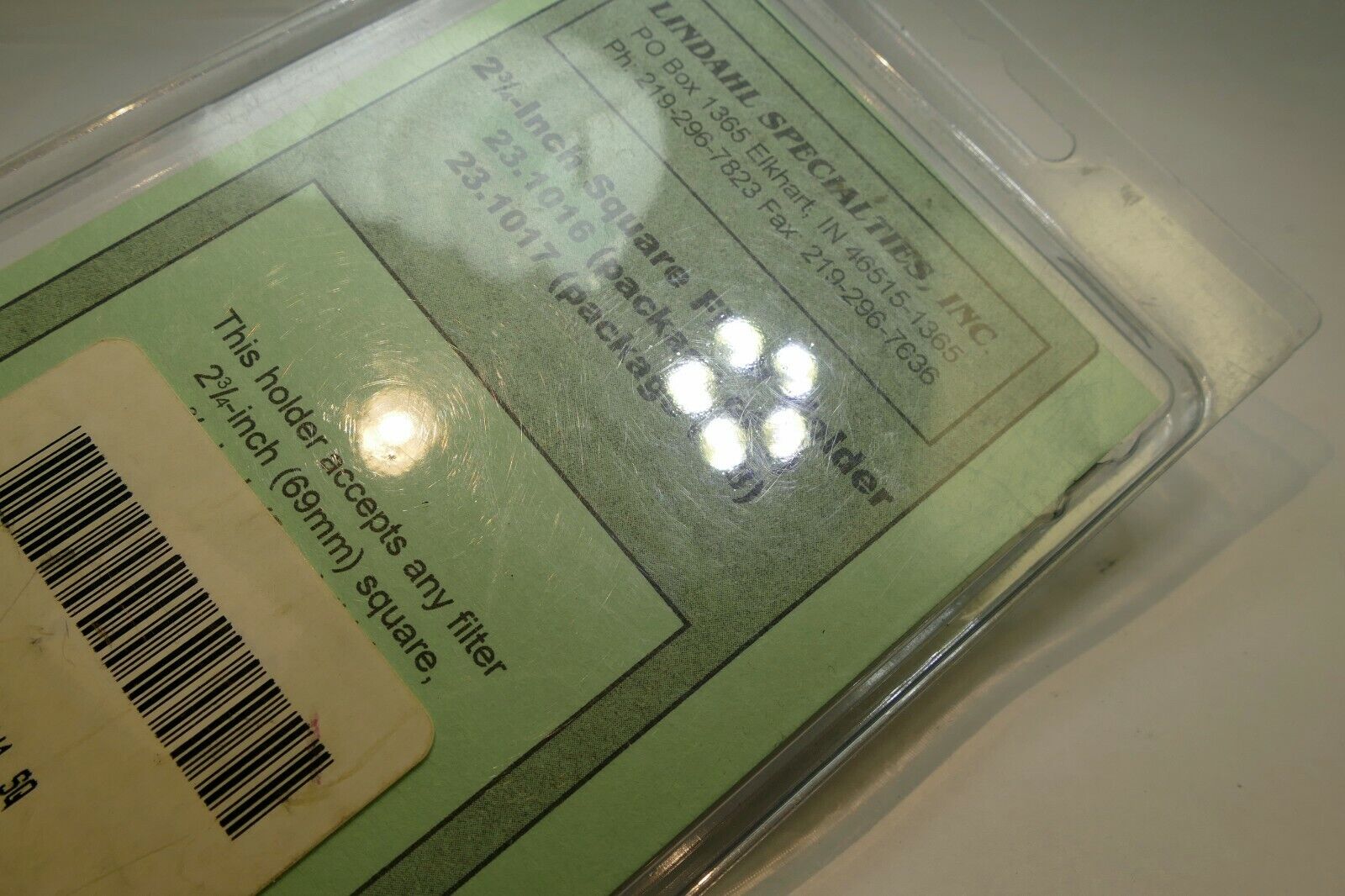 Lindahl Specialties 2 3/4" Filter adapter frame holder 3X5"  square  23.1016