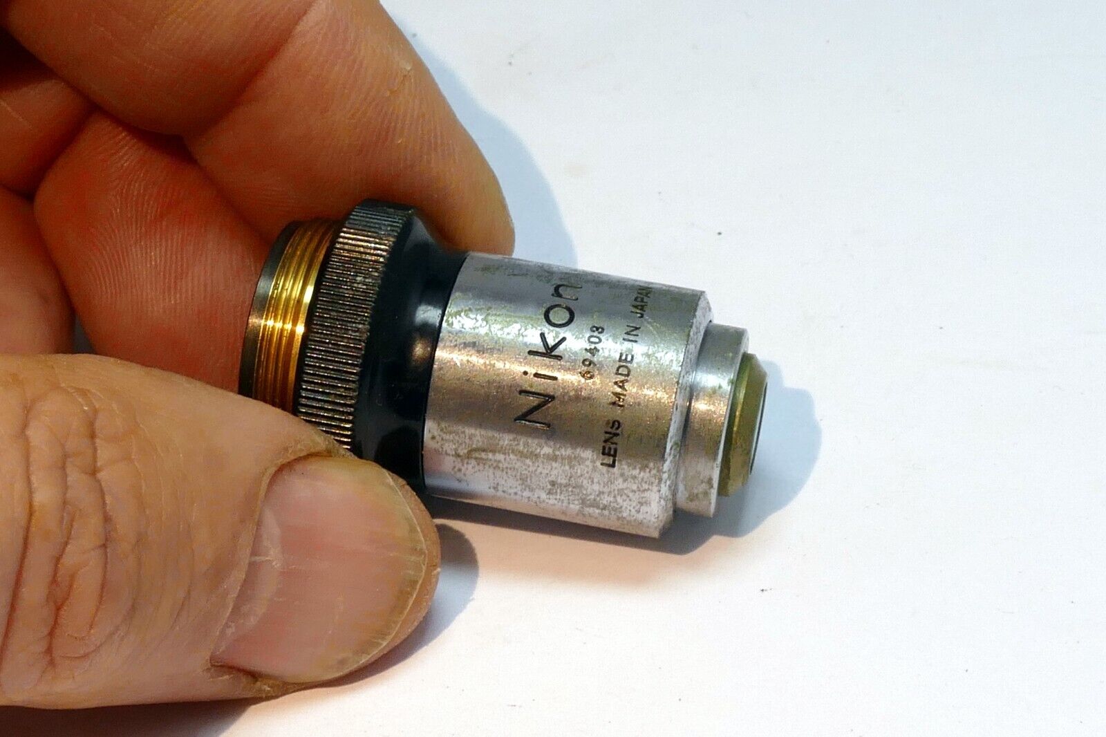 Nikon M 40 / 0.65  Microscope Objective Lens - works good Genuine