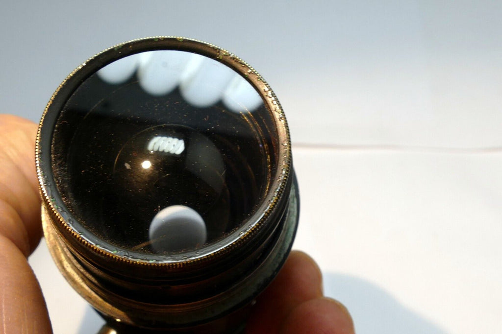 Goerz Berlin 60mm Tele Lens brass lens with focusing tube IIIa