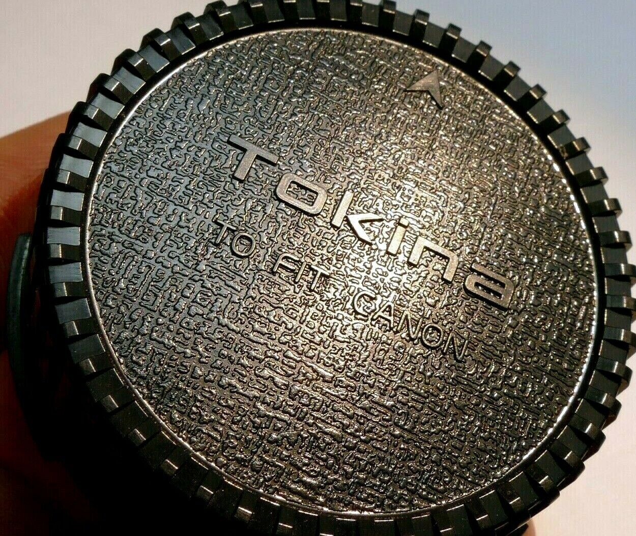 Tokina Rear Lens Cap for Canon FD mount lenses manual focus 28mm f2.0 f2.8