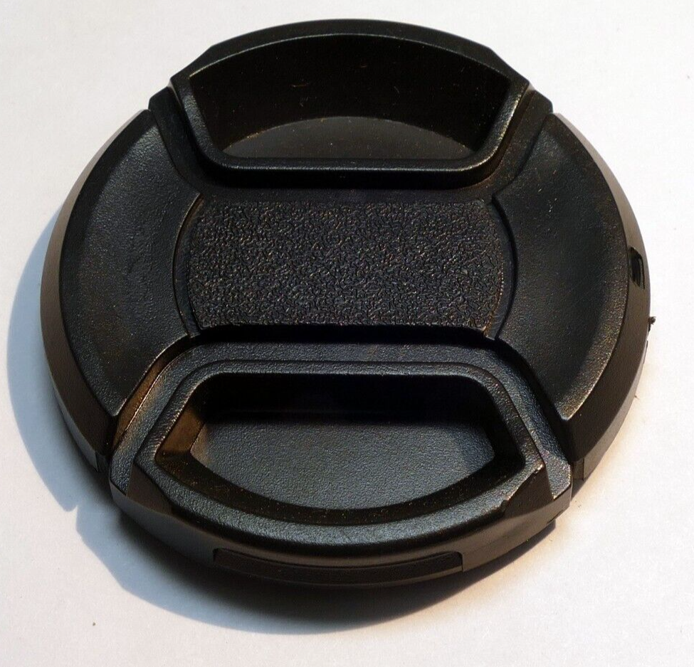 Front 49mm Lens cap snap on type   plastic black