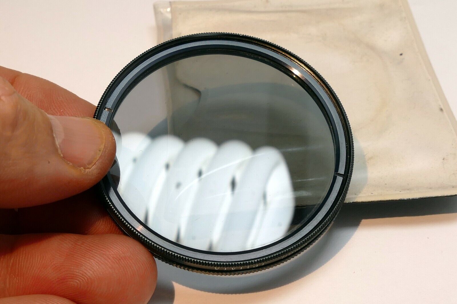 Vivitar 55mm Filter Polarizing Polar PL linear  with plastic case made in Japan