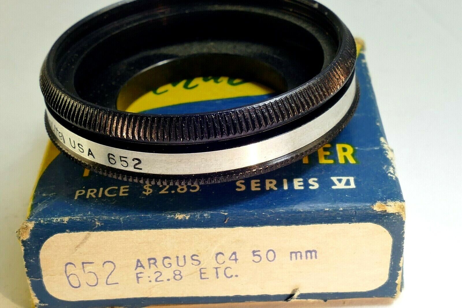 Ednalite 652 adapter 30mm to 44.5mm filter holder with retaining  Ring for ARGUS