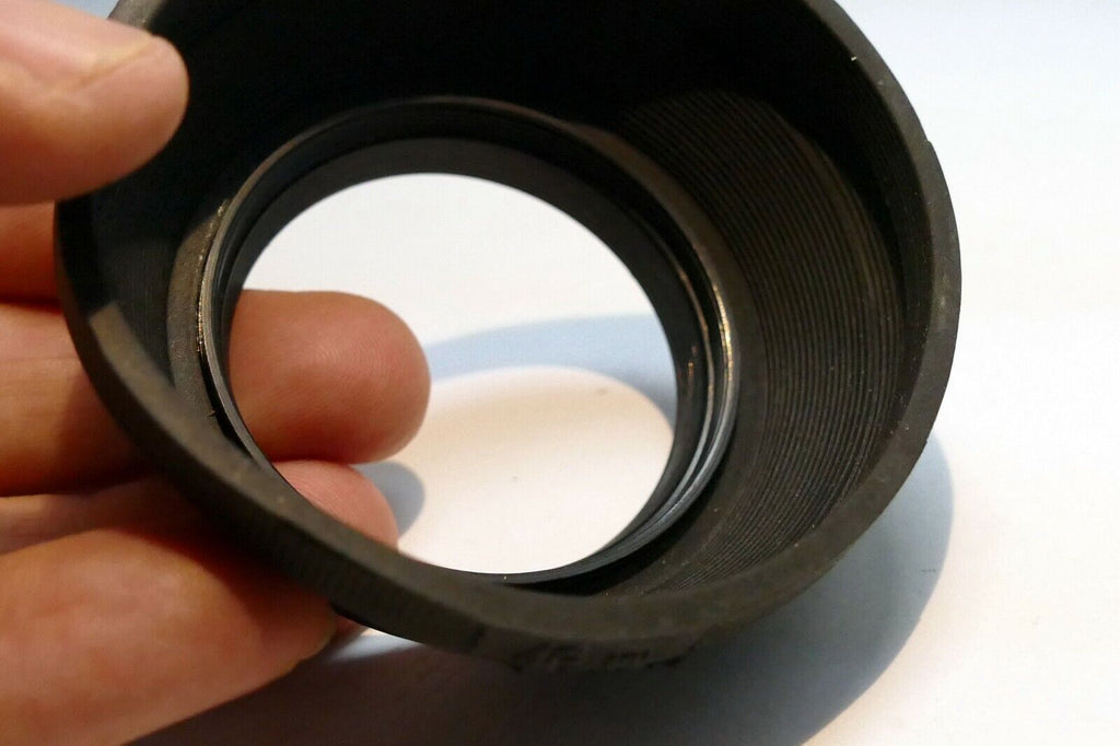49mm rubber lens hood shade for medium telephoto 85mm 100mm  lenses