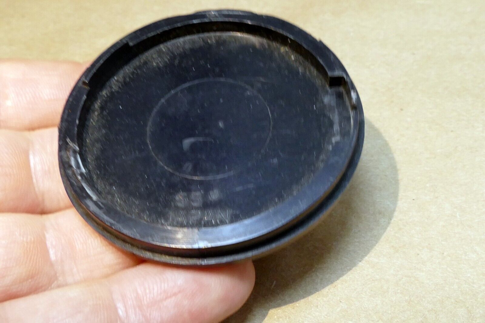 Damaged Lens Cap Mamiya sekor 55mm  (missing clips) for parts not working