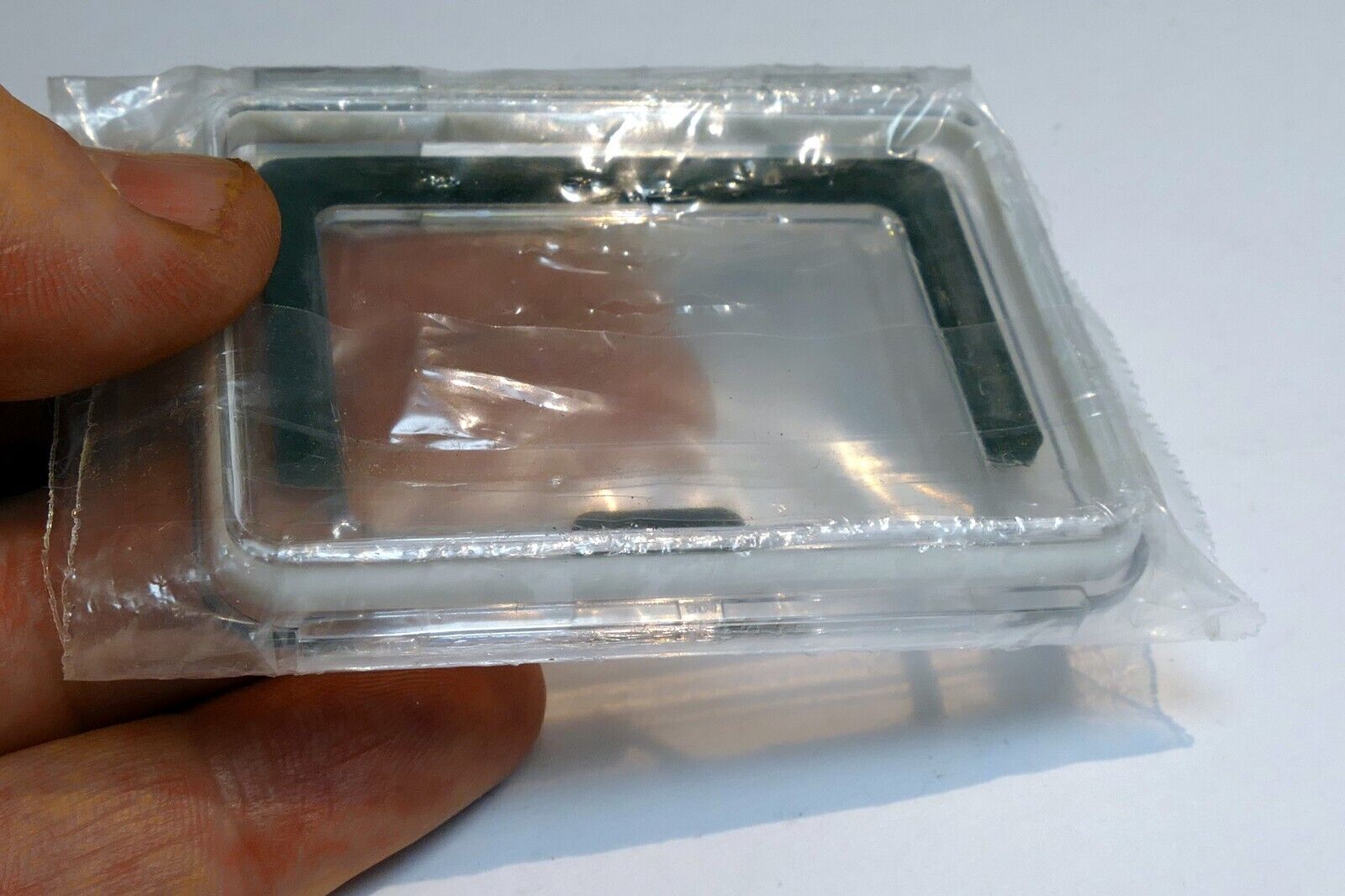 GoPro Hero  plastic back plate  for the hard case (clear ) - genuine OEM