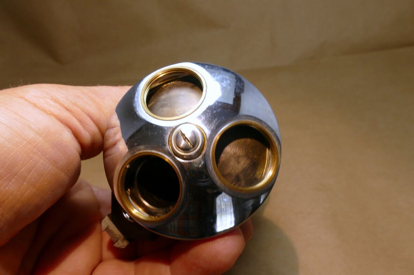 Tube and Turret for BAUSCH & LOMB Optical BRASS MICROSCOPE 1938 272654