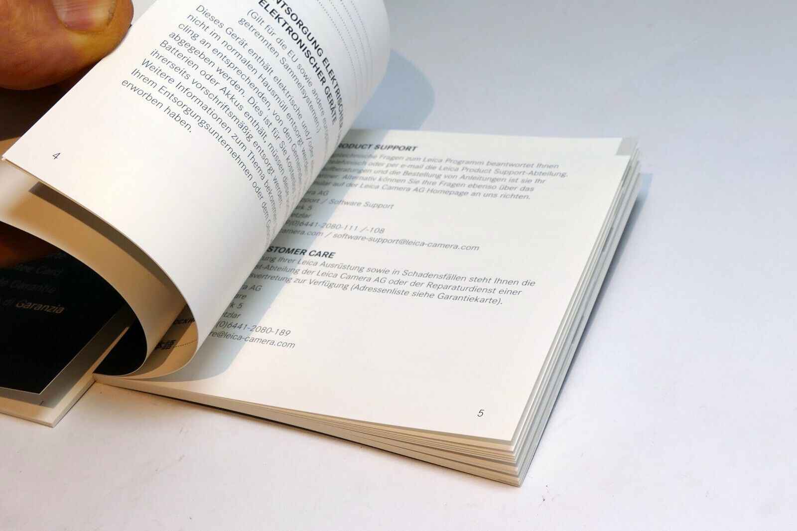 Leica Summicron-TL 23mm f2.0 f2 11081 Lens Instructions manual Guide