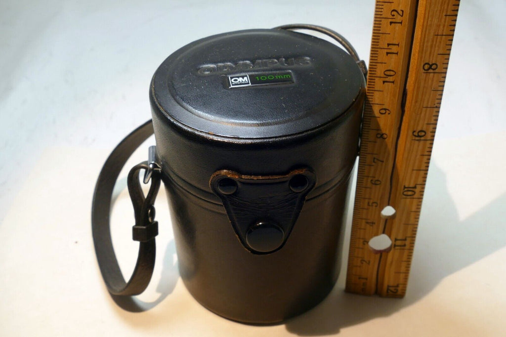 Olympus Hard Lens Case for OM 100mm f2.8 genuine OEM - fits 85mm f2.0