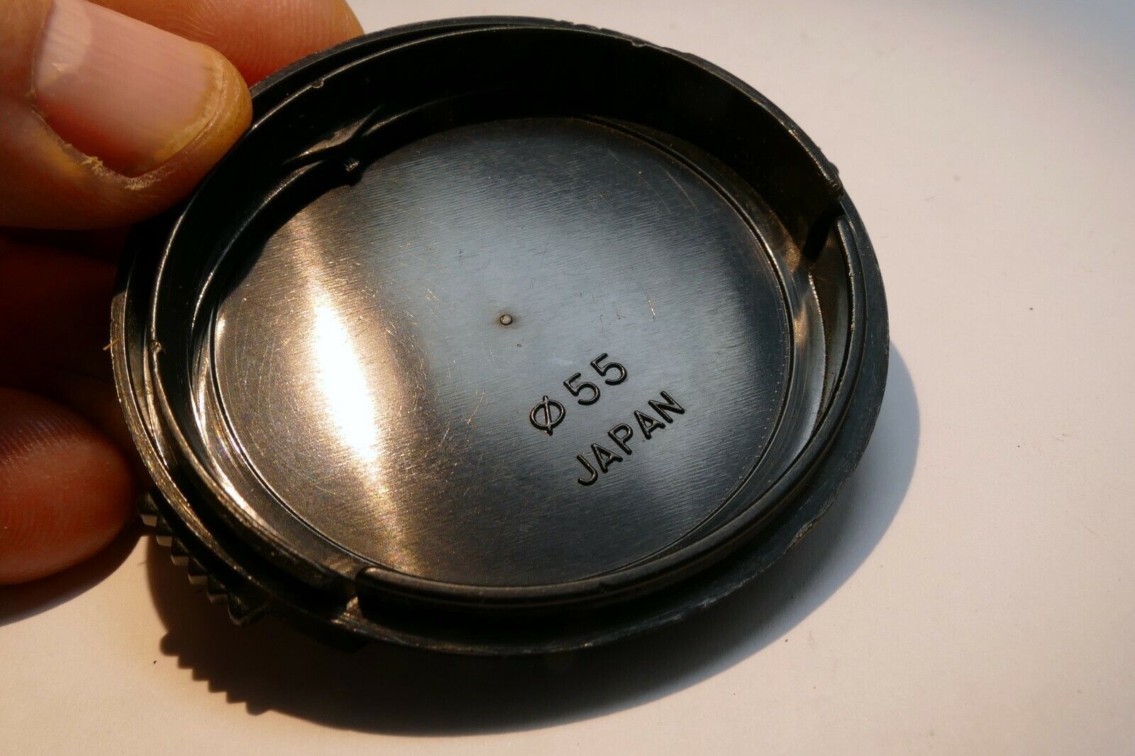 Tokina 55mm Front Cap Plastic center snap on for AT-X Macro 90mm F2.5