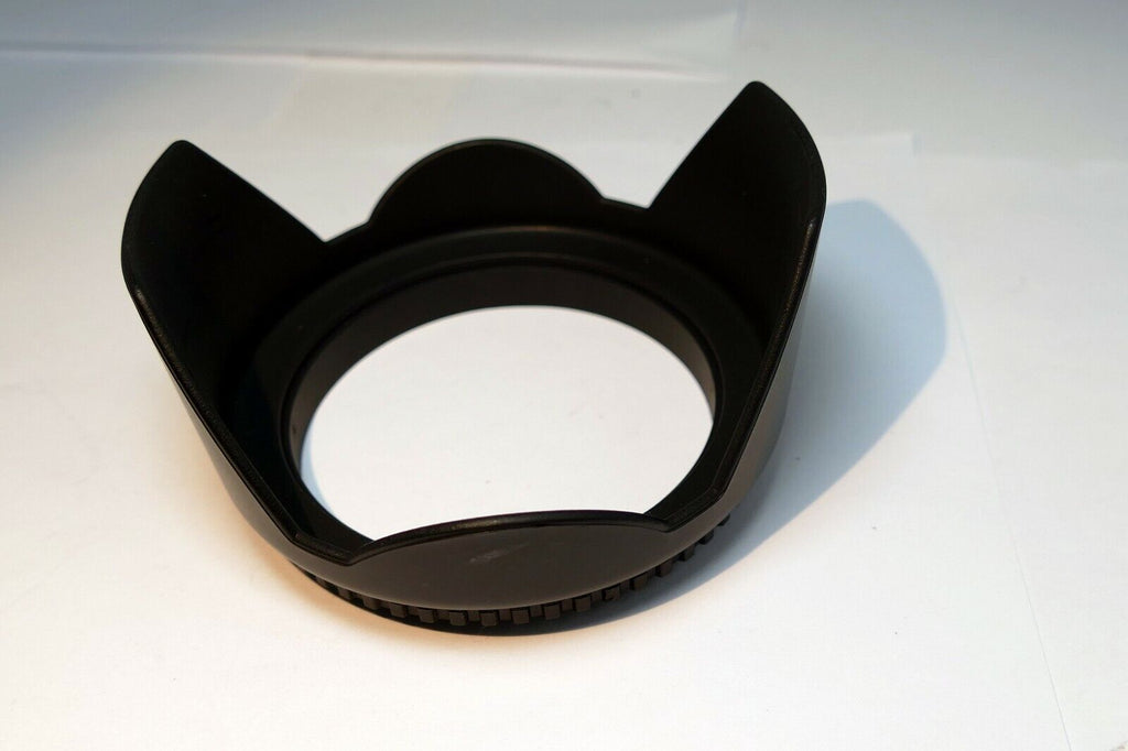 77mm Plastic Lens Hood Shade petal flower shaped