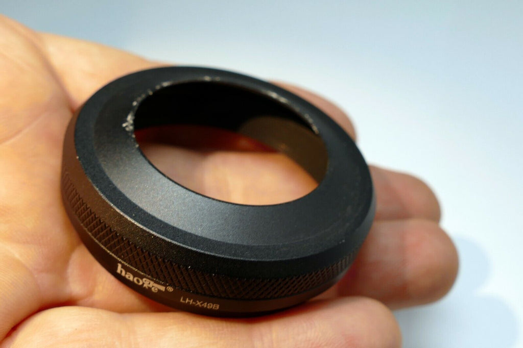 LH-X49B Lens Hood Shade for FinePix X100F X100S X100T 49mm female threads