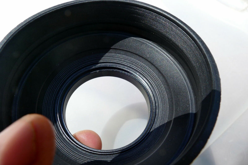 55mm Rubber Lens Hood Shade double threaded for Telephoto 135mm f2.8 f3.5