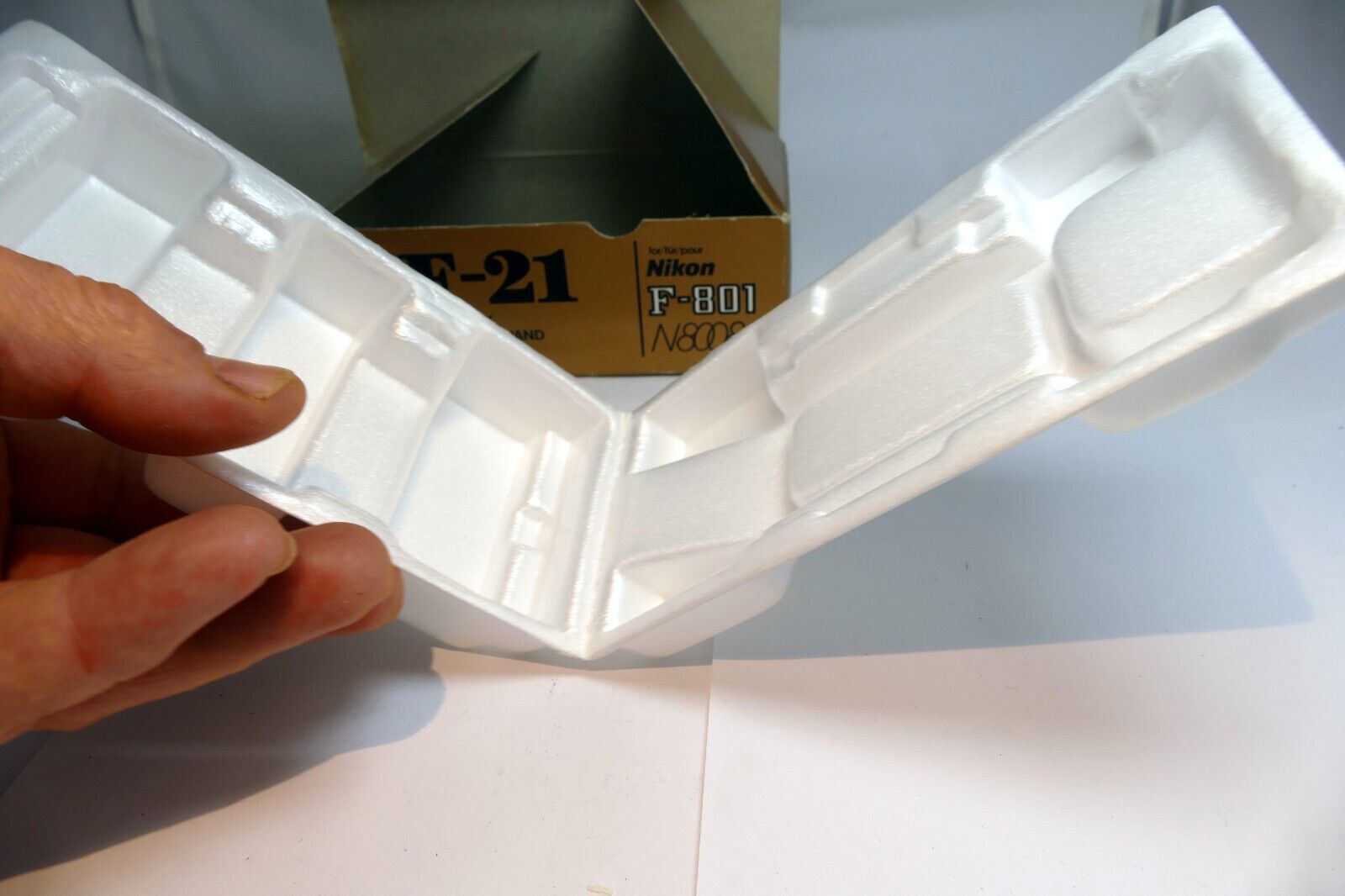 Empty Box for  Nikon MF-21 Multi-Control camera back  N8008 ( an empty box only)