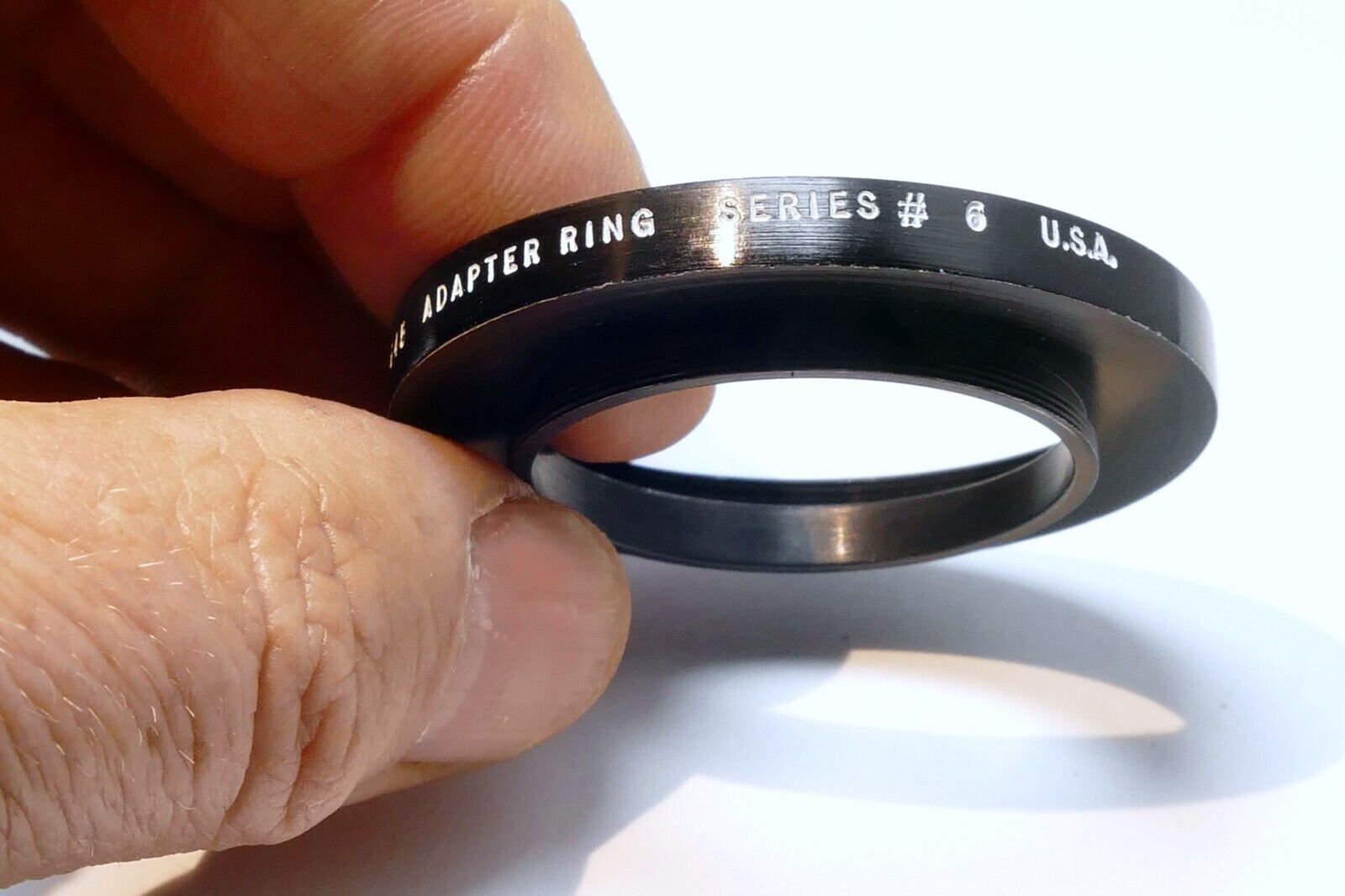 Tiffen #645 33mm to 4mm lens adapter ring metal threaded screw in (series 6 VI )