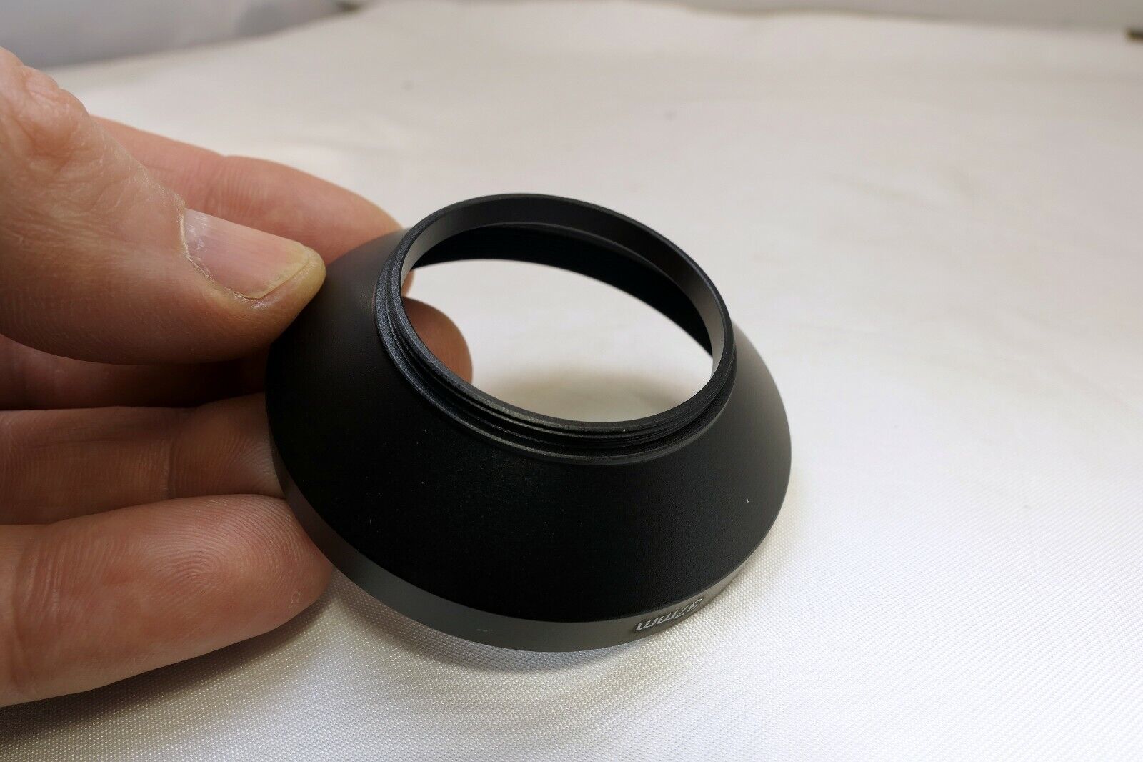 37mm Metal Sturdy LENS hood Wide Angle for  screw w/ threaded in front rim 58mm