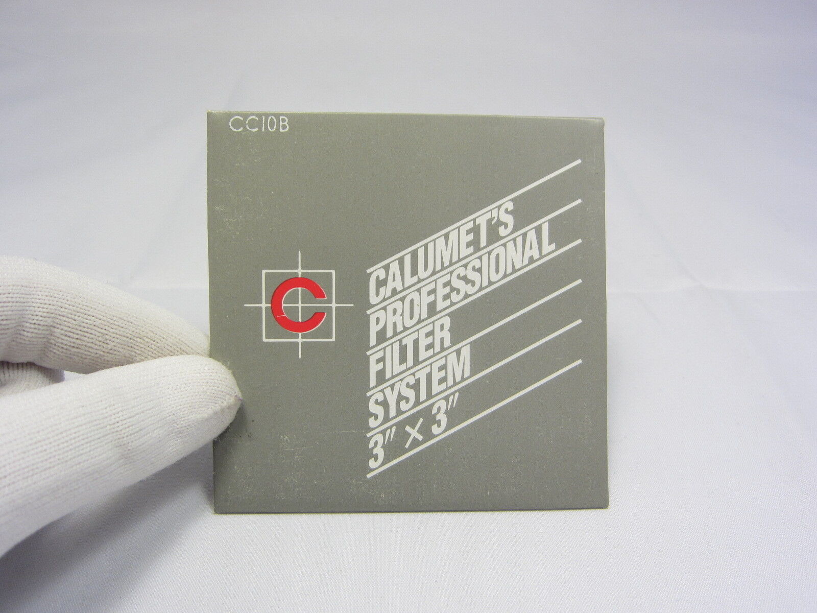 Used CALUMET CC10B Blue 3X3" PROFESSIONAL Lens Filter Made In England 6413002