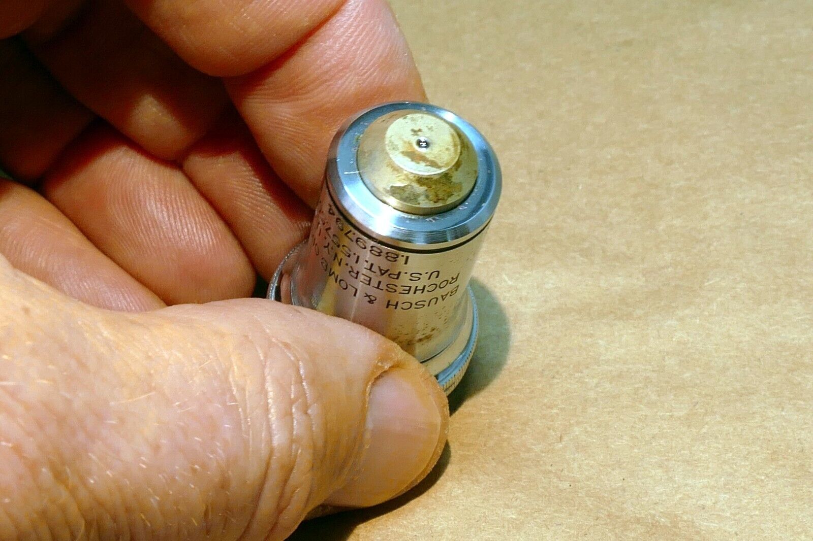 Bausch Lomb 1.8mm 1.25 OIL 97X Microscope Objective Rochester NY  100X