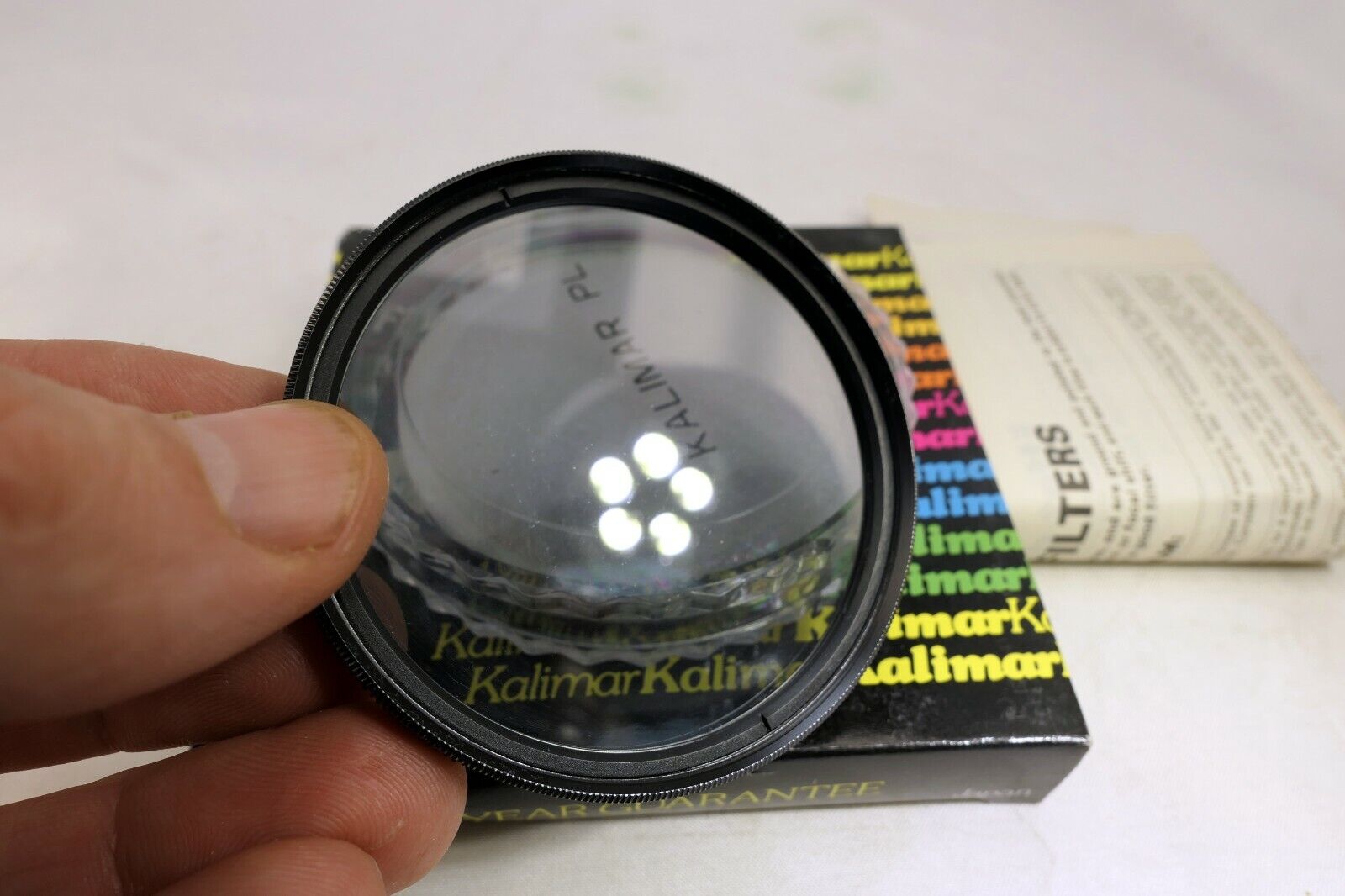 KALIMAR 62mm PL Polar Polarizer Lens Filter  - - -  old stock - never used boxed