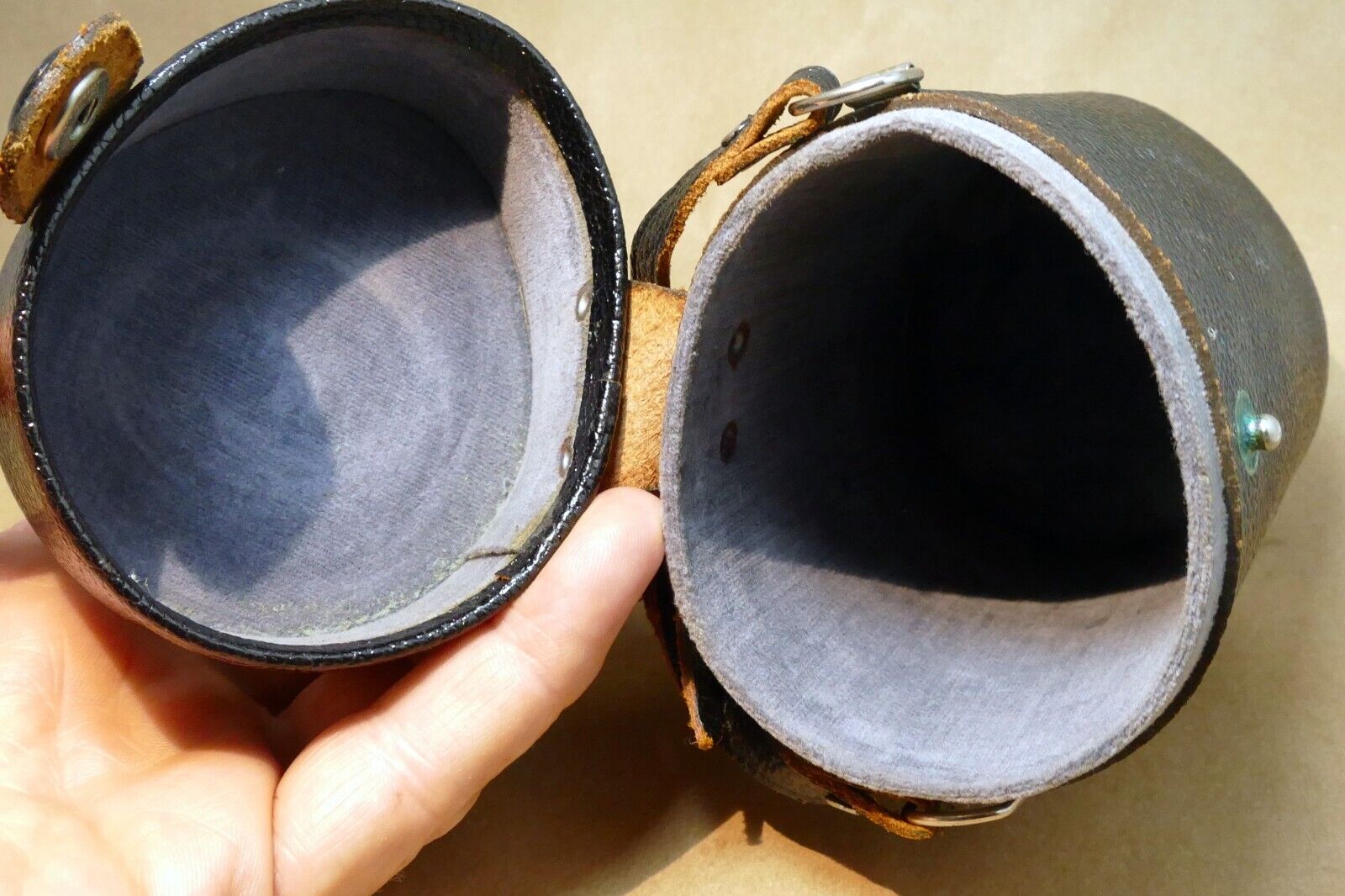 Miranda 105mm 135mm lens case vintage 3X5"