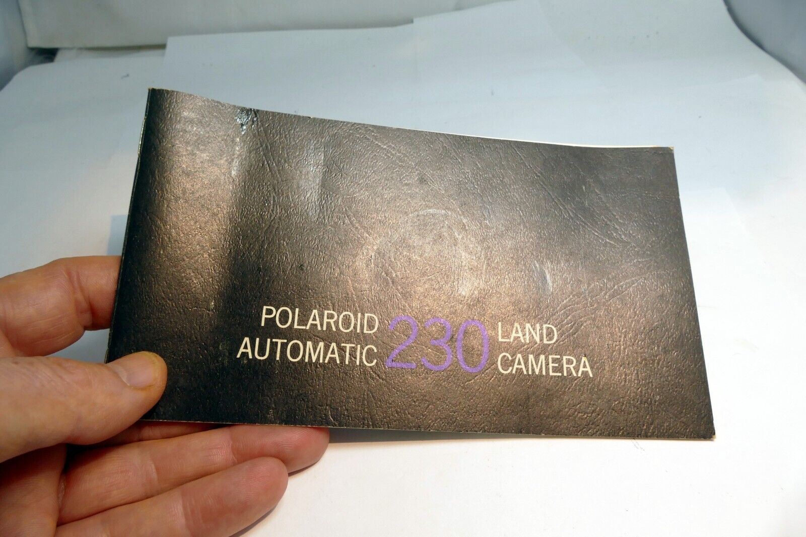 Polaroid 230 Automatic Land  Camera  instructions Guide Manual English