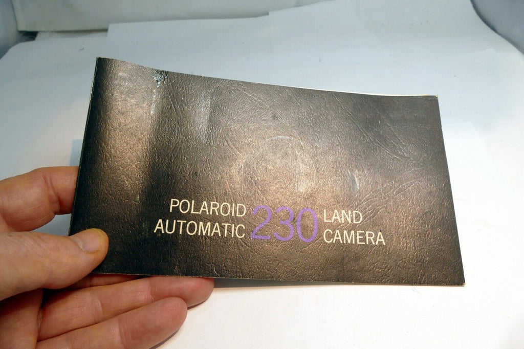 Polaroid 230 Automatic Land  Camera  instructions Guide Manual English