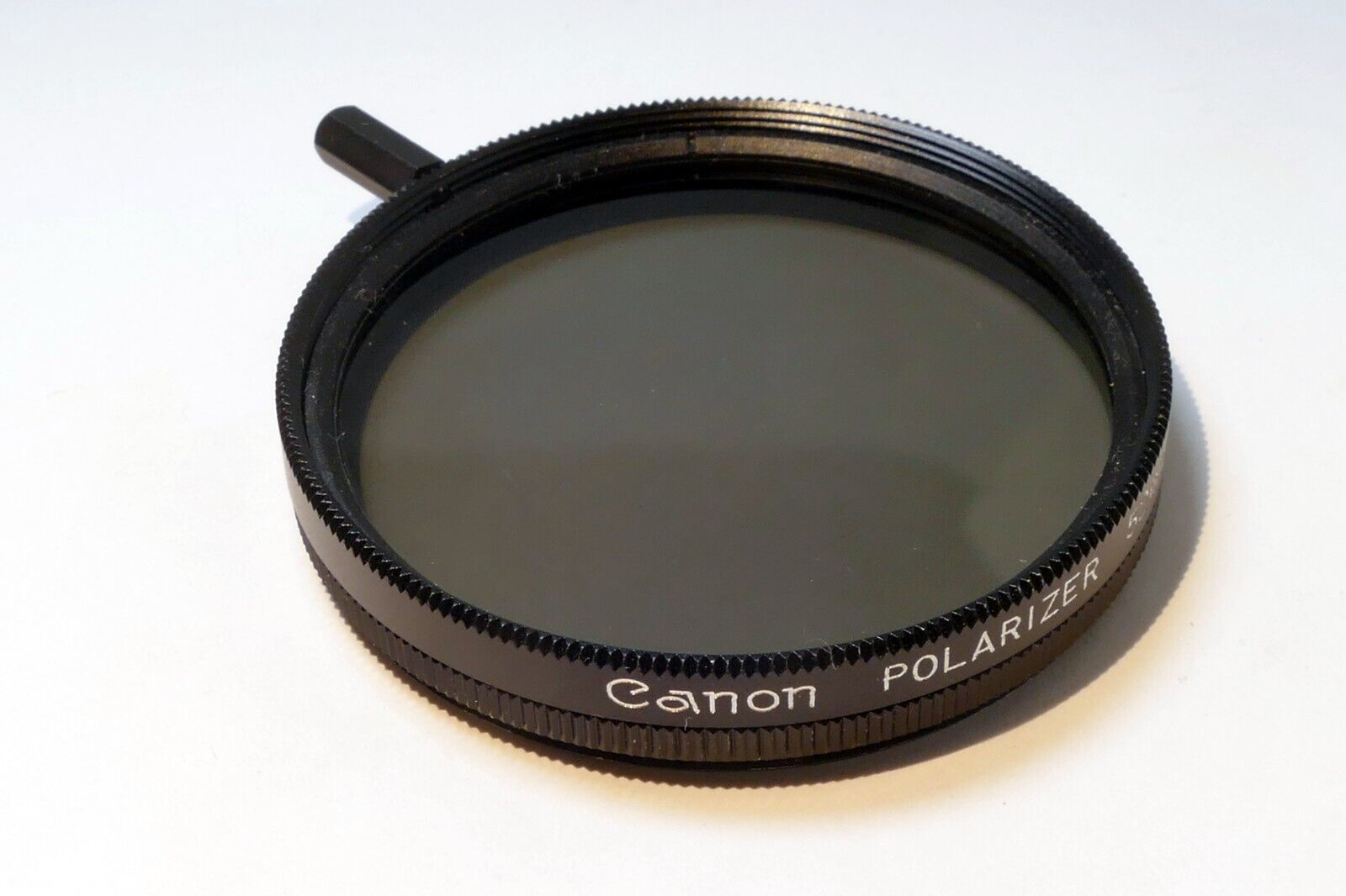 Canon 52mm Filter Linear Polarizer PL genuine vintage for 50mm f1.8 nFD - EOM
