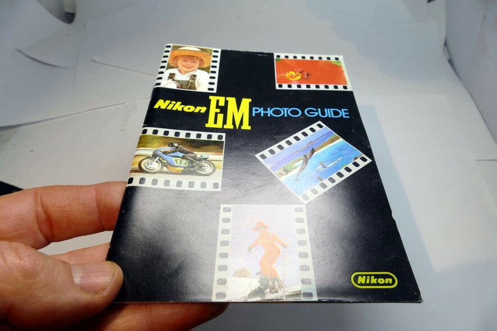 Nikon EM camera Photo Guide  booklet sales brochure