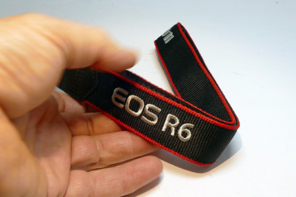 Canon R6 Digital Camera Neck Shoulder Strap 3cm wide Embossed RP R5 -  Genuine